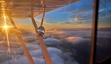 Sonnenaufgangsflug in  Mauterndorf